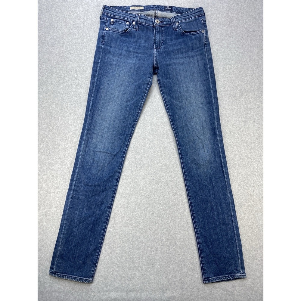 AG Adriano Goldschmied Jeans Womens Size 28R Stilt Cigarette Leg Medium Wash‎